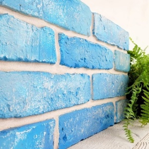 caramida aparenta Pastel Tiles albastru pastel perete decorativ