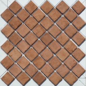Caramida decorativa mozaic, Beige Brown, 60x60 mm