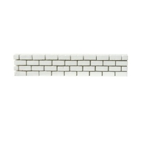 Caramida decorativa Mini Brick White