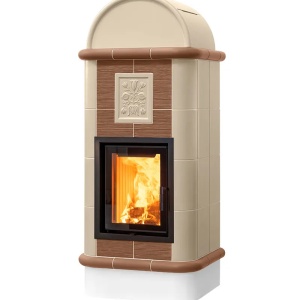 Cima 4 Levels - Soba pe lemne cu acumulare, din maiolica - 8,2 kW CI 001
