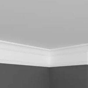 Cornisa decorativa Manavi din polimer rigid C23 - 5.7x2.9x200 cm