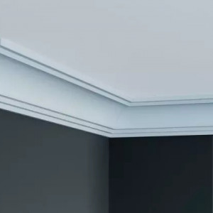 Cornisa decorativa Manavi P807 din poliuretan 6.8x7.3x200 cm