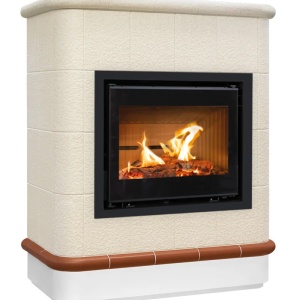 Creta 4 Levels - Soba pe lemne cu acumulare, din maiolica - 8,4 kW CR 006