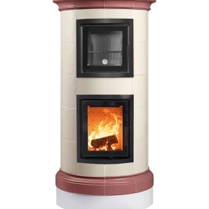 Gala - Soba pe lemne cu acumulare si cuptor, din maiolica - 8,6 kW GL 004