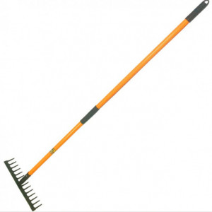 Grebla cu 14 dinti - 375 mm, si coada din fibra 1500 mm