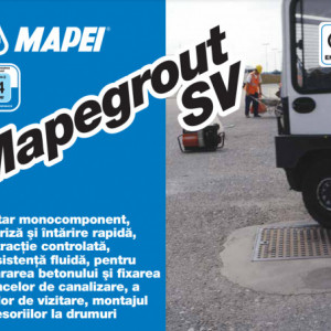 Mapegrout SV - Mortar monocomponent cu contractie controlata, cu priza si intarire ultrarapida