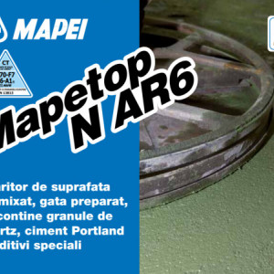 Mapetop N AR6 - Intaritor de pardoseala compus din granule de cuart, ciment Portland si aditivi speciali 
