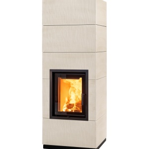 Medium - Soba pe lemne cu acumulare, din maiolica - 8,2 kW MD 053