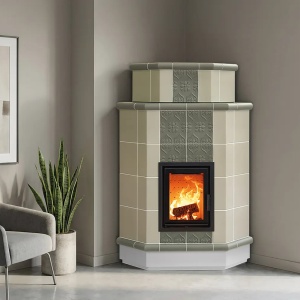 Olimpia 5 Levels - Soba pe lemne cu acumulare, din maiolica - 8,2 kW