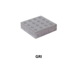 Pavaj Tactil Rondo Gri 20x20x6 cm 