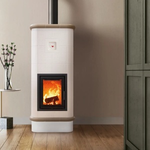 Quadra 5 Levels - Soba pe lemne cu acumulare, din maiolica - 8,2 kW