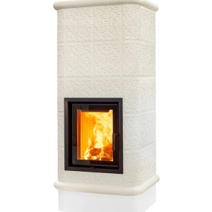 Quadra 5 Levels - Soba pe lemne cu acumulare, din maiolica - 8,2 kW QC 039