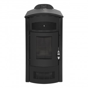 Soba pe peleti Amanda plus 32 L, negru