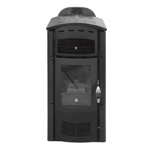 Soba pe peleti Amanda standard 20 L, negru