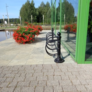 Suport biciclete din fonta cu 5 locuri exterior