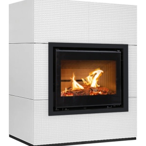 Wide - Soba pe lemne cu acumulare, din maiolica - 8,4 kW WD 003