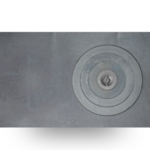 A-36A Plita Fonta Soba 460x760 mm