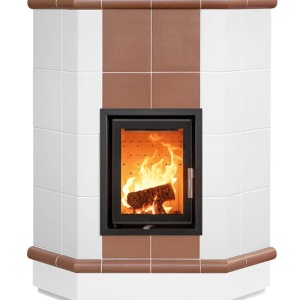 Atena 4 Levels - Soba pe lemne cu acumulare, din maiolica - 8,2 kW AT 009