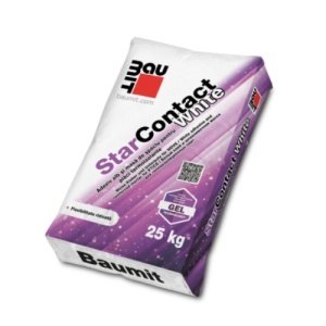 Baumit StarContact White - Adeziv Alb pentru Termosisteme de Polistiren sau Vata Bazaltica 25 kg