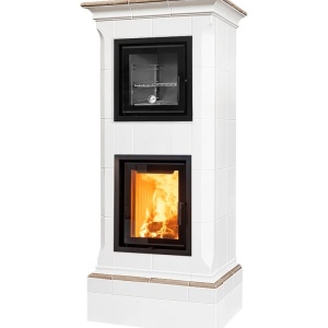 Bistrot - Soba pe lemne cu acumulare si cuptor, din maiolica - 8,6 kW BS 011