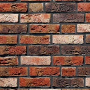 Caramida Aparenta Dykbrand, rosu brun multicolor, NF (240x71x14 mm) rost antracit