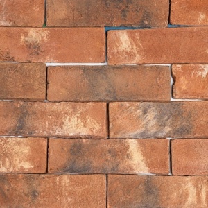 Caramida aparenta handmade Asil Mix, Rosu (215 x 65 x 15 mm)