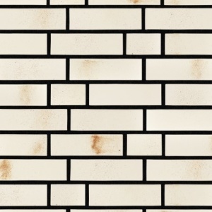 Caramida Aparenta Nizza, alb perlat, NF (240x71x14 mm) rost negru