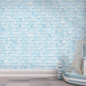 Caramida aparenta Pastel Tiles, Blue Whitened, 265x65x15 mm