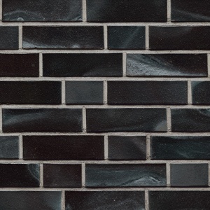Caramida Klinker Hamburg schwarz-blau-bunt Kohlebrand, neteda, NF (240x115x71 mm)