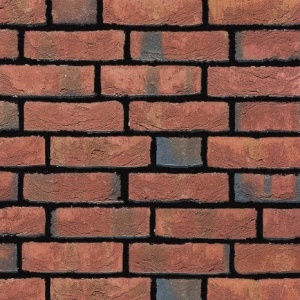 Caramida Klinker Wasserstrich, rosu deschis multicolor, NF (240x115x71 mm) rost negru