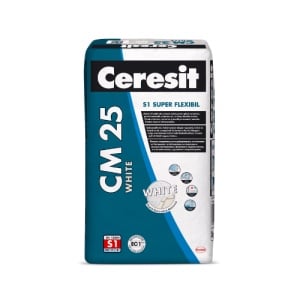 Ceresit CM 25 - adeziv pentru ceramica si piatra naturala in spatii mereu umede