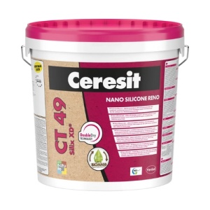 Ceresit CT 49 Silix XD - Vopsea nano-siliconica pentru interior si exterior, 15L