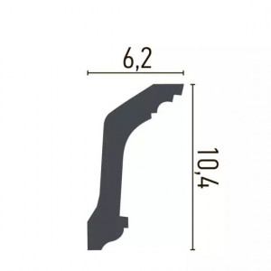Cornisa decorativa Manavi C788 din poliuretan 10.4x6.2x244 cm
