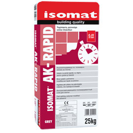 Isomat AK-RAPID - adeziv rapid pentru placi, pe baza de ciment si rasini, 25 kg