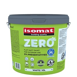 Isomat ZERO PAINT - vopsea mata de uz interior, fara conservanti si plastifianti