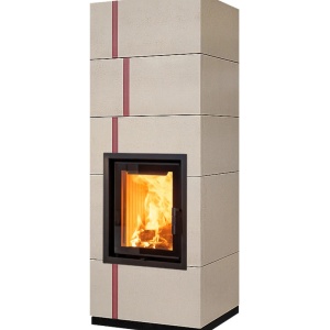 Medium - Soba pe lemne cu acumulare, din maiolica - 8,2 kW MD 015
