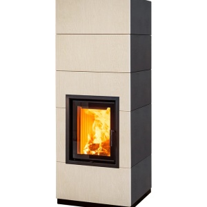Medium - Soba pe lemne cu acumulare, din maiolica - 8,2 kW MD 040