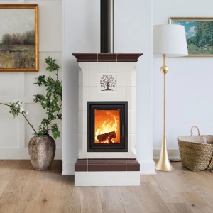 Nobile 4 Levels - Soba pe lemne cu acumulare, din maiolica - 8,2 kW