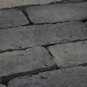 Pardoseala decorativa Old Brick Medium, Graphite, 270x65x35 mm