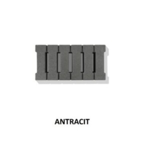 Pavaj Erba Antracit 49,5x24,7x8 cm culoare