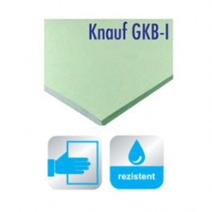 Placa gips-carton Verde Knauf GKBI 12.5 mm (2600mmx1200mm)