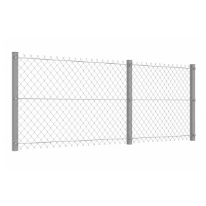 Plasa de gard impletita galvanizata 1,20 x 10 m, ochi 50 x 50 mm, sarma 3 mm