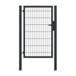 Poarta pietonala DUOS BOX 2D zincata 1,50 x 0,90 m, panou 5/4/5 mm, antracit