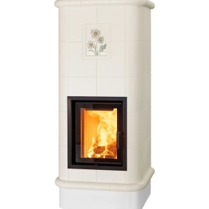 Quadra 5 Levels - Soba pe lemne cu acumulare, din maiolica - 8,2 kW QC QC 050