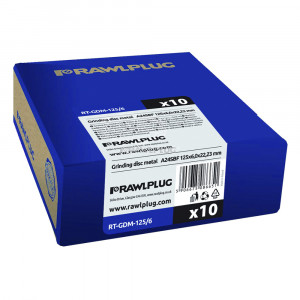 RawlPlug RT-GDM - disc de slefuit ambalaj