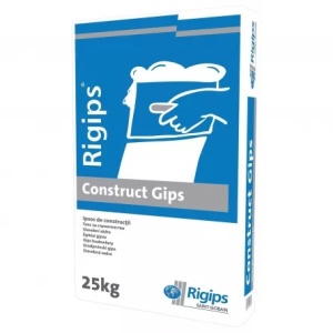 Rigips Construct Gips T - Ipsos de constructii pentru nivelare, reparatii si fixare instalatii interior 25 kg