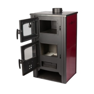 semineu pe lemne cu cuptor perete dublu si termometru 12kw