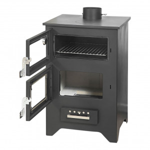 Soba pe lemne MG 450, negru
