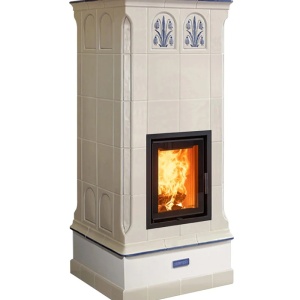 Vega - Soba pe lemne cu acumulare, din maiolica - 8,3 kW VG 011