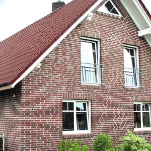 Caramida aparenta Greetsiel rosu maro multicolor pentru casa moderna